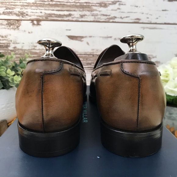 NEW Peter Millar Collection Tassel Loafer - Cognac - Picture 9 of 11